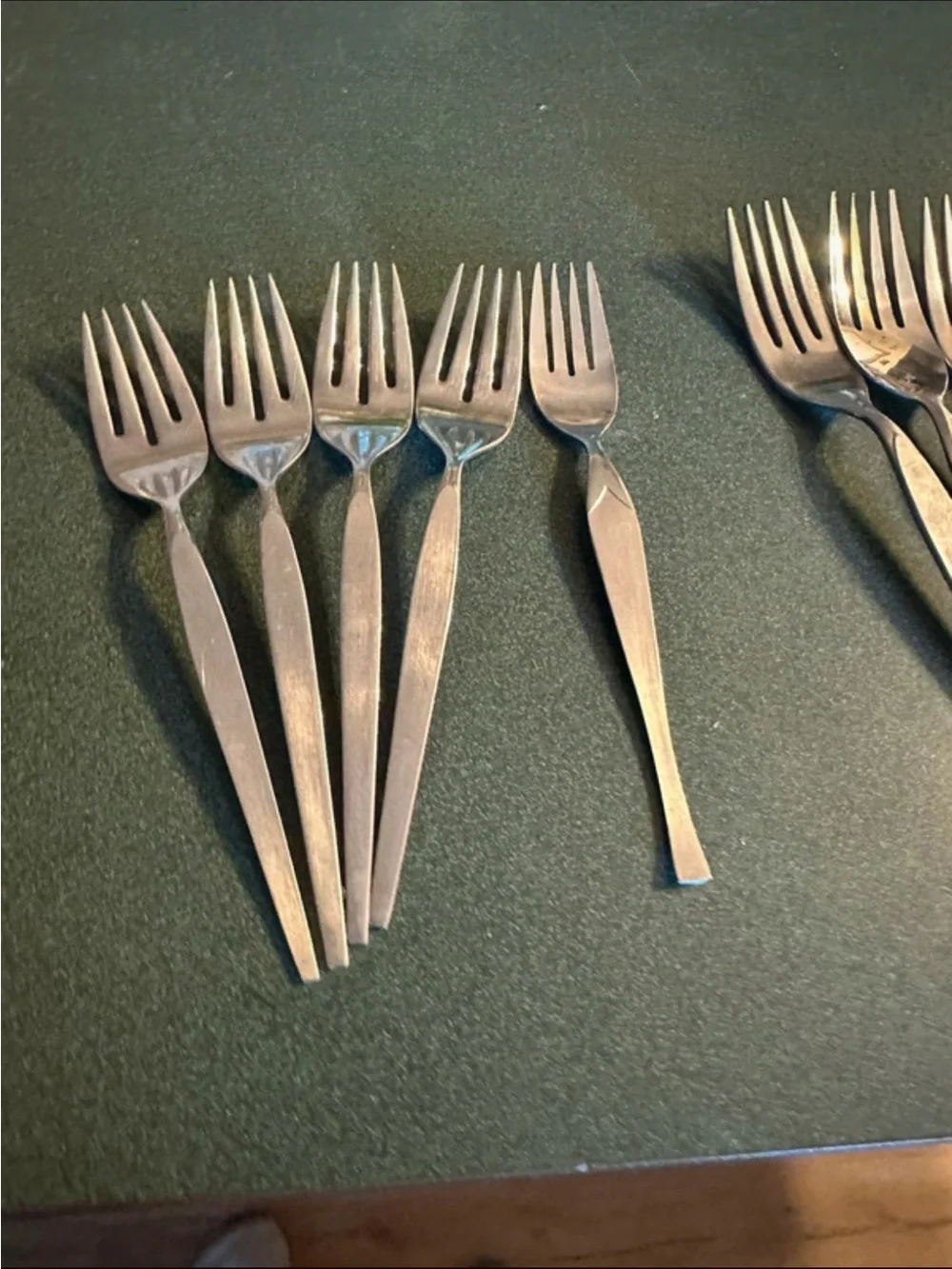 Stainless Steel Flatware Knife and Spoon Set - Silver, bundle of 37 pieces